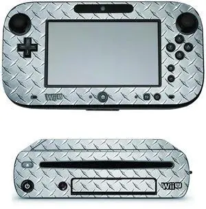 LidStyles Vinyl Protection Skin Kit Decal Sticker Compatible with Wii U Console DIAMOND PLATE