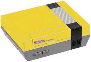 LidStyles Vinyl Protection Skin Kit Decal Sticker Compatible with NES Console YELLOW LidStyles Vinyl Protection Skin Kit Decal Sticker Compatible with NES Console YELLOW