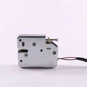 Electronic Cabinet Lock, Small Anti-Vibration Electromagnetic Smart Storage Locker Lock with Feedback, Double Wire Control, Metal