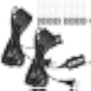 DiCUNO Hanging Lantern Extension Cord Cable, E26 Pendant Light Socket On Off Inline Cord Switch Control Lamp, Switch Close to Polarized Plug, 20 Feet (6M), Black, 2-Pack