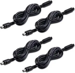 TORCHSTAR 39 Inches Interconnect Cable, Gun Safe Lighting Kit Extension Cable, Under Cabinet Light Extension Cord, LED Under Cabinet Lighting Accessories, Pack of 4