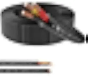 12 Gauge 3 Conductor PVC Sheathed Stranded Low Voltage Wire - 32.8 FT, 12/3 Tinned Copper Hookup Wire, Flexible Extension Cord UL Listed