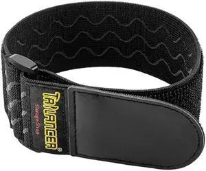 Trilancer Elastic Cinch Straps with Anti-Slip Strips, 2 x 18(8 Pack) Hook and Loop Storage Strap with Buckle, Bundling Straps for Extension Cords, Cables, Ropes, Hoses, Bike, Boat, Pant Garters