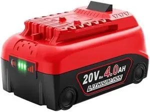 Abeden Replacement for Craftsman 20V Battery 4.0Ah 1-Pack,V20 Lithium Ion Compatible with CMCB205, CMCB204, CMCB206