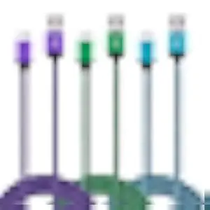 USB Type C Charger Cable Fast Charging Cord for Google Pixel 10, 9a, 9, 10 9 Pro XL Fold, 8, 7, 6, 5, 4, 3a, 3 2 XL, Pixel C, (Blue/Green/Purple, 6 feet, 3 Pack)