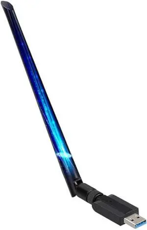 USB WiFi Adapter  1200M WiFi Dongle High Speed 802.11ac 5dBi Dual Band 2.4/5GHz Wireless Network Adapter for PC/Desktop/Tablet/Laptop, Compatible with Windows, Mac OS X