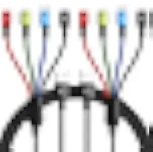 Multi Charging Cable 3.5A Multiple Charger Cable Braided 4 in 1 Multi USB Cable Fast Charging Cord with IP/Type C/Micro Ports for Cell Phones/iPhone Series/Tablets/Samsung Galaxy & More (2Pack 4Ft)