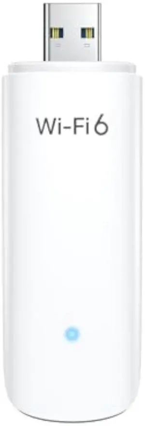 BrosTrend WiFi 6 AX1800Mbps USB WiFi Adapter Dual Band Wi-Fi Dongle 5GHz 1201Mbps + 2.4GHz 574Mbps USB3.0 Wireless Network Adapter Wi-Fi USB Receiver for PC Laptop Desktop Supports Windows 11/10 ONLY