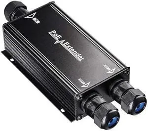 Cudy 2 Channel Gigabit Outdoor PoE Extender, 2 Output PoE Ports, IP67 Waterproof, 1000Mbps, PoE Repeater/Amplifier/Booster, Wall-Mount, Comply with 802.3bt/at/af, POE25