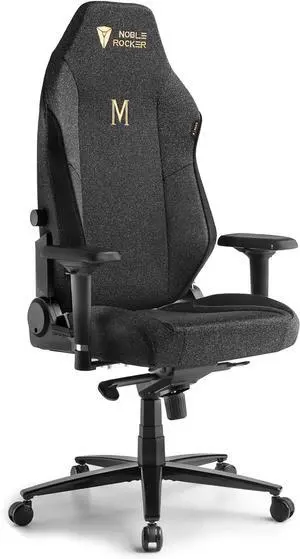 Gaming Chair Ergonomic PC Game Chair- Lumbar Support Headrest 4D Armrests Computer Chair, Big and Tall Comfortable, Fabric Grey, Regular