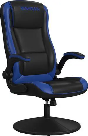 RESPAWN 800 Racing Style Gaming Rocker Chair, Rocking Gaming Chair, in Blue RSP 800 BLK BLU