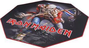 SUBSONIC Iron Maiden - Non-Slip Gamer Floor Mat for Gaming and Office Chair