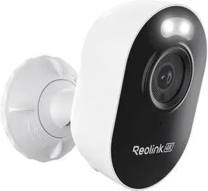 REOLINK 4K Outdoor Security Camera, 2.4/5GHz Wi-Fi 6, AI Detection, Spotlight Color Night Vision, 24/7 Recording, No Monthly Fees, Corded Wireless WiFi Security Camera, Weatherproof, Lumus Pro