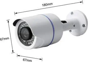 1 Pack Analog HD 1080p Wired Bullet Camera (White, Camera Only, Compatible with Night Owl DVRs)