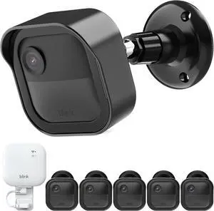 Camera Mount for Blink Outdoor 4 (4th Gen) and Blink Outdoor (3rd Gen), 5 Pack Weatherproof Protective Housing and 360 Degree Adjustable Mount with Sync Module Mount