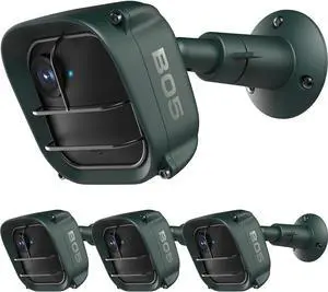 Gcioii Wall Mount Grill Cover for Blink Outdoor 4, Weatherproof Protective and 360 Degree Adjustable Mount for Blink Outdoor 4th Gen Security Camera (3 Pack Green, Camera are Not Included)