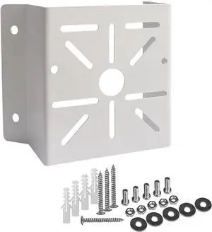 WiTi Universal Corner Mount for Security Camera, Solid Metal Mounting Corner Bracket for Wall Mount Corner, Suitable for CCTV Cameras LED Wall/Stage Lights, Solar Panels