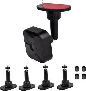 4 Pack Strong Adhesive Wall Mount for Blink Outdoor 4 (4th Gen) & (3rd Gen),Blink Outdoor Camera, No Drilling or Screw Secured Fixed,360 Degree Adjustable Wall Mount Bracket for Blink XT/XT2 Camera