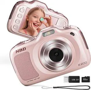 NBD 64MP Digital Cameras for Photography,4K Point and Shoot Camera,16X Zoom Compact Travel Cameras, Auto Focus Camera for Beginners Teens Kids and Lover Gift,Includes 32GB SD Card (Pink) NBD 64MP Digital Cameras for Photography,4K Point and Shoot Camera,16X Zoom Compact Travel Cameras, Auto Focus Camera for Beginners Teens Kids and Lover Gift,Includes 32GB SD Card (Pink)
