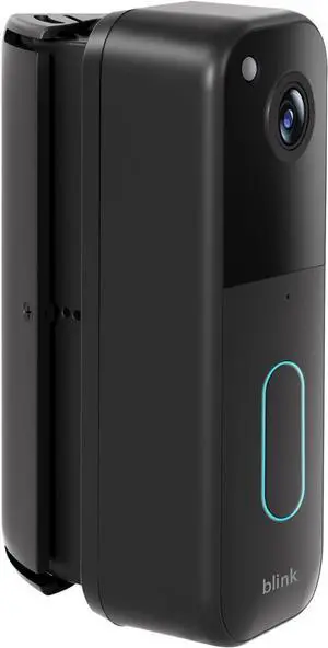 All-New Blink Doorbell Angle Mount, Adjustable 3055 Degrees Corner Mount for Blink Doorbell Camera 2nd Gen(Newest Model), Angled Mounting Bracket Wedge Kit, Wide Viewing Angle Holder, (Black)