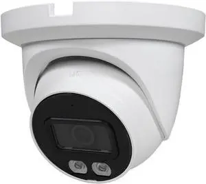 R-Tech 5MP Smart Dual Light HDCVI Fixed-Focal Eyeball Camera, Full-Color Night Vision, 3D NR, Built-in Mic, 40m IR Distance, IP67 Weatherproof, 3.6mm Lens