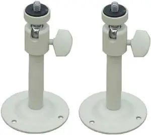 VideoSecu 2 Pack 2-6 inch Adjustable Security Camera Metal Brackets Pan Tilt Wall Ceiling Mounts for CCTV CCD Box Body Camera Home Surveillance System 1SH
