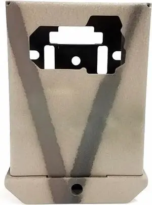 Theft-Deterrent Powder-Coated Steel Security Box Compatible with Spypoint Link-Micro Trail Cameras (61050)