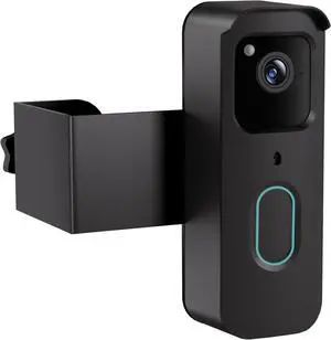 Anti-Theft Blink Doorbell Mount, No-Drill Doorbell Door Mount Bracket for Blink Video Doorbell 2nd Gen, Not Block Doorbell Motion Sensor Blink Doorbell Camera Accessories for Houses Apartments Office