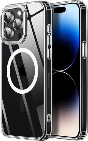 Compatible with iPhone 15 Pro Max case [10FT Drop Resistant] Crystal Clear Shockproof Slim Fit iPhone 15 Pro Max Phone Cases (6.7"), Crystal Clear