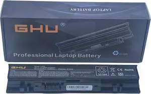 GHU New 6 Cells 58Wh Battery Compatible with Dell Studio 1535 1536 1537 1555 1557, 1558, PP33L, PP39L Battery WU946 WU965 WU960 KM958 MT264 Mt276 KM965 KM887 PW773 KM904 KM907 312-0701 5200 mAh