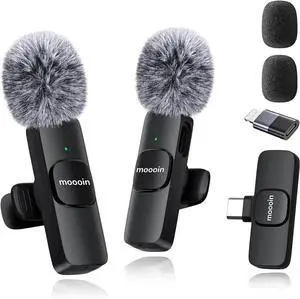 Wireless Mini Microphone for iPhone/Android:Lapel Microphone for Video Recording,Plug and Play,Live Streaming and Podcasting-Textured Black Wireless Mini Microphone for iPhone/Android:Lapel Microphone for Video Recording,Plug and Play,Live Streaming and Podcasting-Textured Black