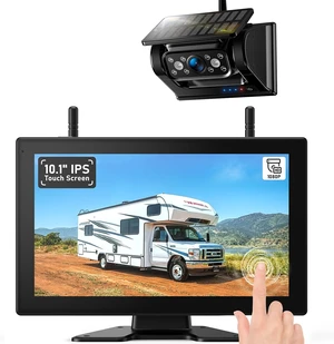ZEROXCLUB 10.1" Touchscreen Magnetic Solar Wireless Backup Camera ZEROXCLUB 10.1" Touchscreen Magnetic Solar Wireless Backup Camera