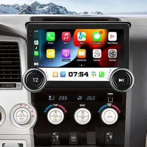 8Core+64G Car Radio for Toyota Tundra 2007-2013 Sequoia 2008-2018 Radio Upgrade with Wireless CarPlay Android Auto 10.1 inch Touchscreen Support GPS Navigation SWC Backup Camera 8Core+64G Car Radio for Toyota Tundra 2007-2013 Sequoia 2008-2018 Radio Upgrade with Wireless CarPlay Android Auto 10.1 inch Touchscreen Support GPS Navigation SWC Backup Camera