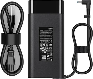 135W 19.5V 6.9A Laptop Charger for HP Spectre X360 15 15T 16 Pavilion Gaming 15 16 15-ec0751ms Omen 15 G5 G6 17 Envy 13 14 15 16 L15534-001 TPN-DA11 TPN-CA13 917649-850 Ac Adapter Power Cord 135W 19.5V 6.9A Laptop Charger for HP Spectre X360 15 15T 16 Pavilion Gaming 15 16 15-ec0751ms Omen 15 G5 G6 17 Envy 13 14 15 16 L15534-001 TPN-DA11 TPN-CA13 917649-850 Ac Adapter Power Cord