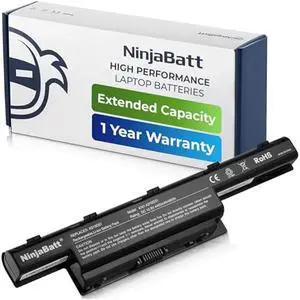 NinjaBatt Battery for Acer AS10D31 AS10D81 AS10D51 AS10D41 AS10D61 AS10D73 AS10D75 5750 AS10D71 5742 AS10D56 E1-531 5250 E1-571 5733 7741 5733 5735 5755 - High Performance [6 Cells/48WH]