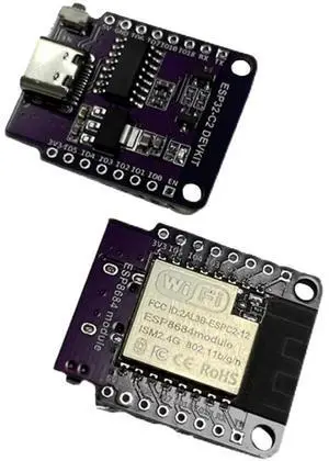 ESP32-C2 Onboard Development Board Onboard Development Board Modul ESPC2-12 Module Replaces ESP8266 ESP-12E/F