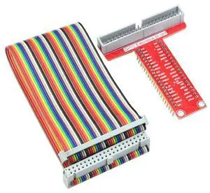 For Raspberry Pi GPIO T-Type Expansion Board+40Pin Color Cable 4B/3B+/ZERO/W