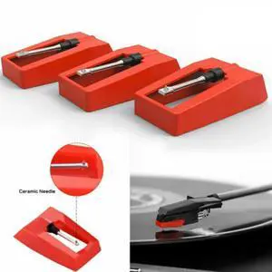 6Pcs Replacement Stylus Record Player Needle For LP Turntable Phonograph Record Player Gramophone Accessories