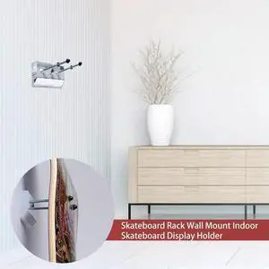 Skateboard Wall Hanger Wall Mount Skateboard Holder Acrylic Skateboard Holder Rack for Skateboard Lovers