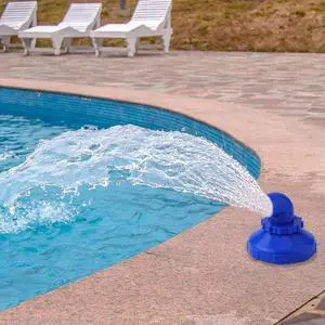 Swimming Pool Return Jet 360 Degree Rotatable Pool Jet Nozzle Replacement for Intex Outlet Pool Nozzles
