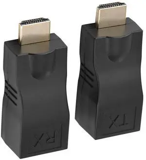 Extender Single Cable Extender 2x HDMI 30m To RJ45 Network Cable Extender Converter Repeater Over CAT5e CAT6 for CCTV Security Extender Single Cable Extender 2x HDMI 30m To RJ45 Network Cable Extender Converter Repeater Over CAT5e CAT6 for CCTV Security