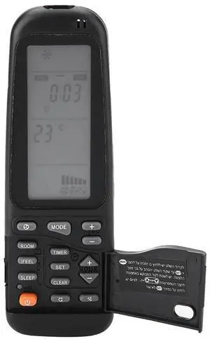 Replacement 25 in 1 Universal Air Conditioner Remote Control for Electra Airwell Emailair Elco RC3 Cool Dehumidify Fan Timer LED