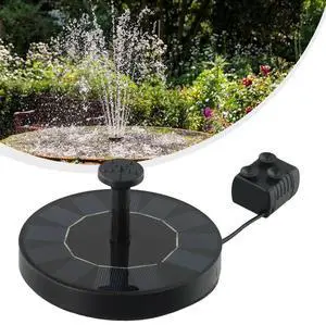 Mini Solar Water Fountain Pool Pond Waterfall Fountain Garden Decoration Outdoor Bird Bath Solar Fountain Floating Water Pump
