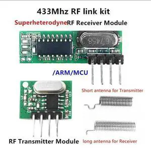 Transmitter Receiving Module 433.92MHz Antennas RF Receiver RX470-4 Receiving Module Remote Control Superheterodyne
