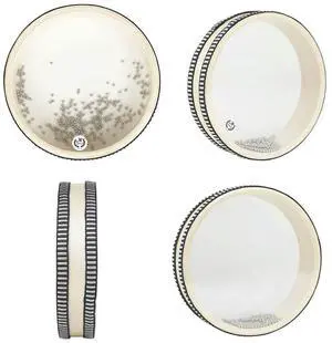 Ocean Drum Ocean Sound Effect Sea Wave Drum with Steel Balls Ocean Sea Drum Transparent for Children Boys Girls