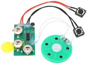 DIY Recordable Sound Chip 4 Minutes Voice Greeting Card Module Reusable Easy Install for Birthday Wedding Anniversary Craft Car