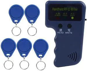 125KHz RFID ID Card Duplicator Portable Handheld Writer Copier Duplicator for 125KHz RFID ID Card with 5 Tags ID Card Duplicator