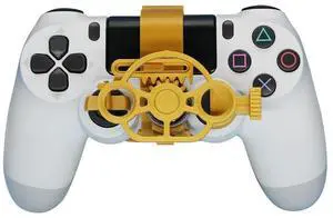Gaming Racing Wheel Mini Steering Game Controller for PS4 3D Printed Accessories