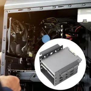 4 Bay 2.5 inch to 3.5 inch Drive SSD Adapter Bracket SSD Hard Drive Caddy Chassis Internal Mounting Holder 4 Bay 2.5 inch to 3.5 inch Drive SSD Adapter Bracket SSD Hard Drive Caddy Chassis Internal Mounting Holder