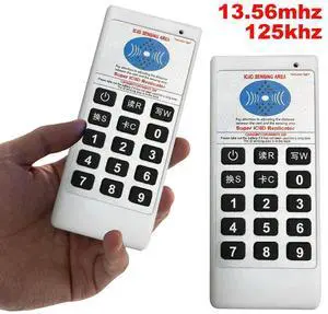 RFID NFC IC Card Reader & Writer Handheld Frequency Copier 125Khz-13.56MHZ Handheld RFID Card Reader IC ID Duplicator